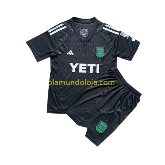 Camisola Austin FC Criança Equipamento Primeiro 2023 Manga Curta
